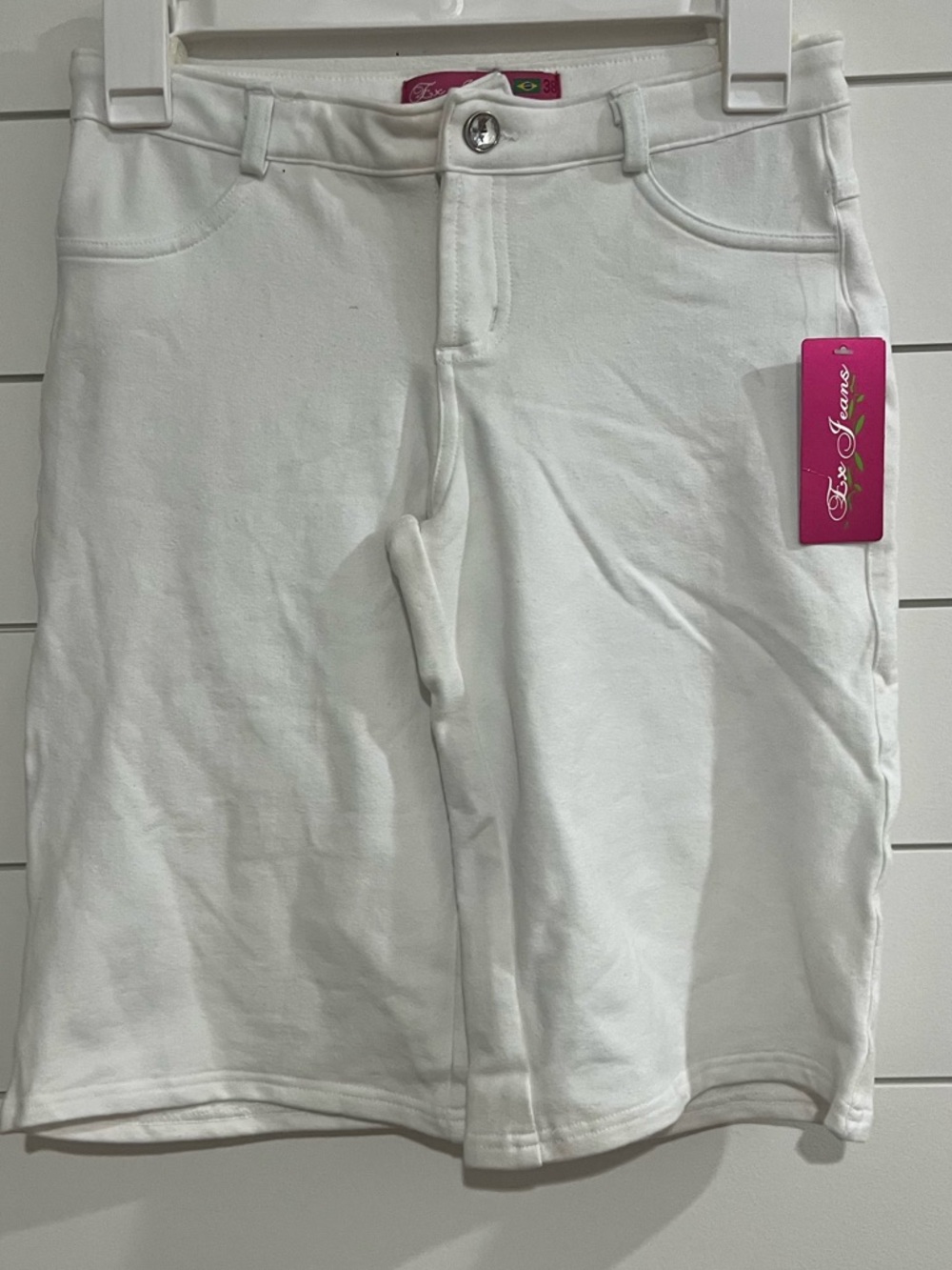 White Women’s Bermuda Shorts